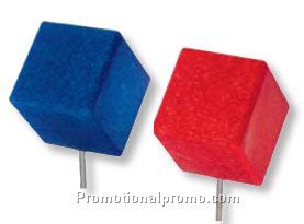 Cube Tee Markers - Blue