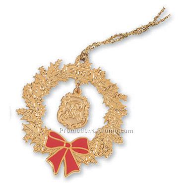 Dangler style pewter ornaments