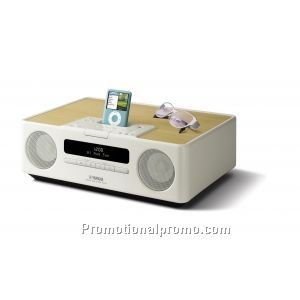 Desktop iPod Clock Radio System White