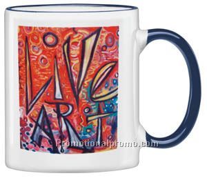 Duo-Tone - Full Color Sublimation -11 oz. Blue