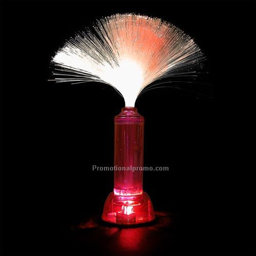 Electric Fiber Optic Lamp - Pink