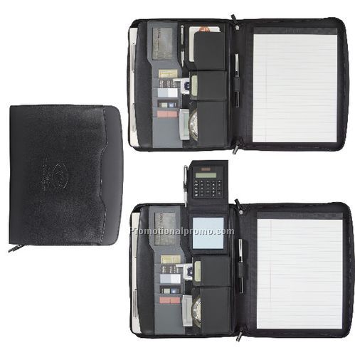Elevations Deluxe Zippered Padfolio