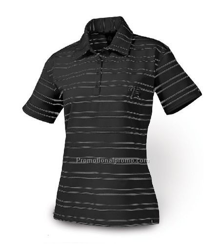 FERST-DRY39200UV ESQUIRE STRIPED POLO - WOMEN