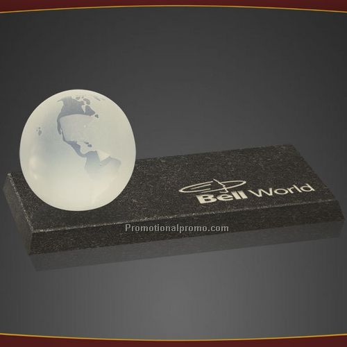 Globe On Granite Base