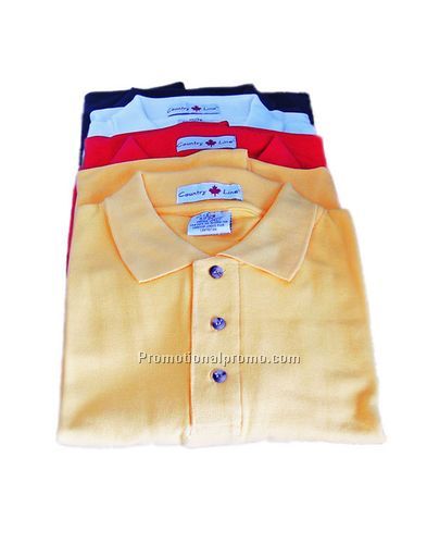 Golf Shirts with jacquard collar