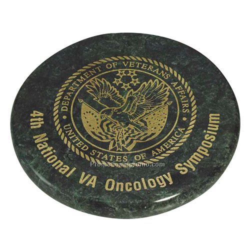 Green Solid Marble Coasters