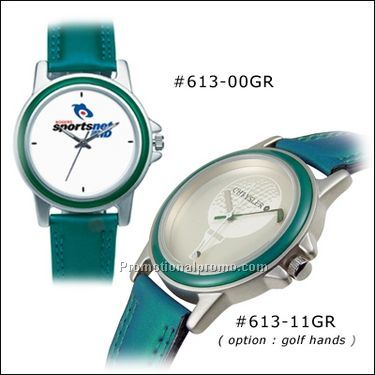 Green rim & green leather