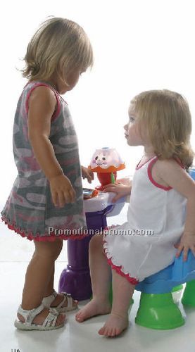 Heather Camouflage Lettuce Edge Sleeveless Dress