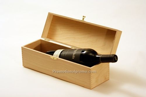 Hinged Wine Box 1 Bottle