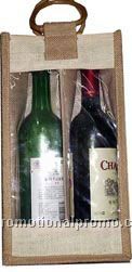 JUTE WINE BAG