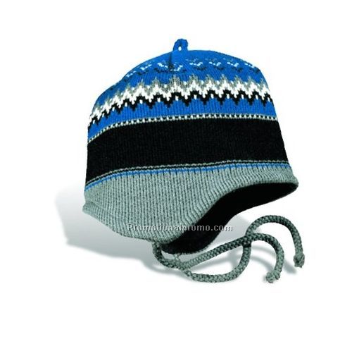 Jacquard Helmet-Tuque with Microfleece Lining