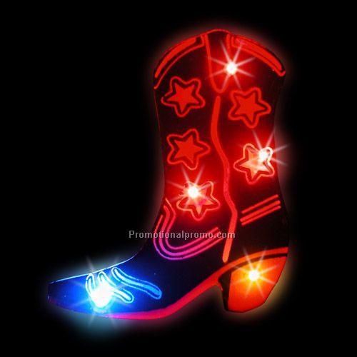 LED Light-Up Magnet - Cowboy Boots