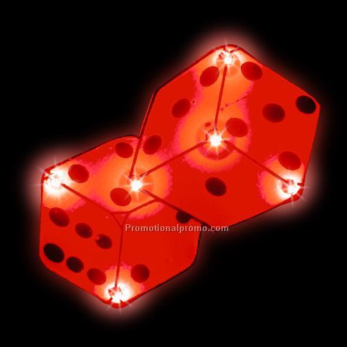 LED Light-Up Magnet - Dices