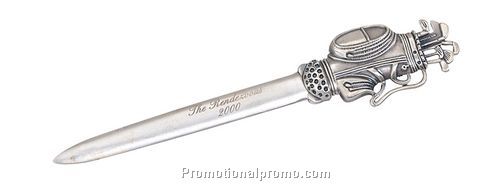 Large Golf bag letter opener