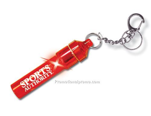Light Up Whistle Keychain
