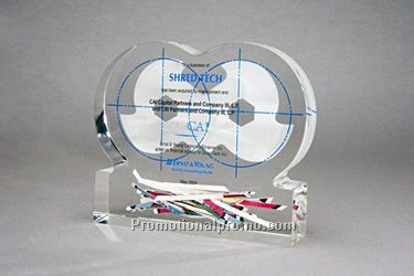 Logo Shape Wedge Tombstone - 6 x 7 x 1 1/2 x 3/4