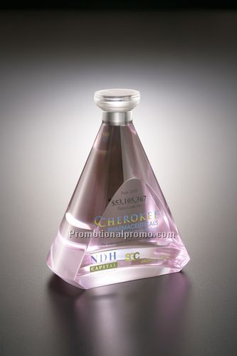 Lucite Embedment Light Translucent Beaker Award