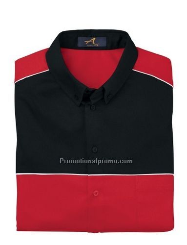 MEN'S COLOR BLOCK LONG SLEEVE SHIRT