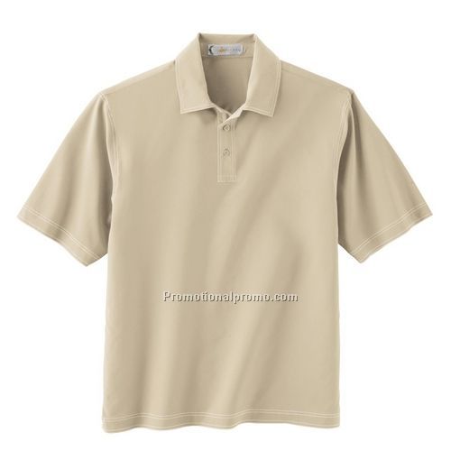 MEN'S PERFORMANCE POLYESTER STRETCH WOVEN POLO
