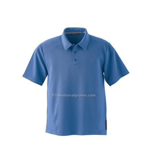 MEN'S POLYESTER PIQUE POLO WITH MESH