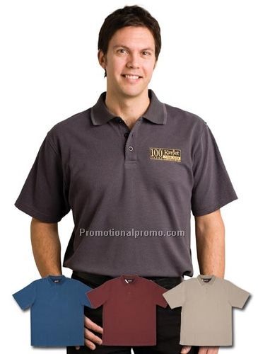 MOISTURE WICKING JACQUARD KNIT GOLF SHIRT