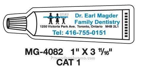 Magnet Stock Shape Toothpaste