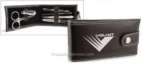 Manicure Set in Leatherette Case