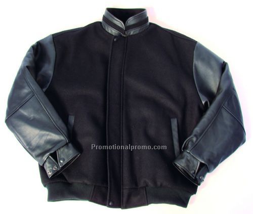 Men's Melton Leather Jacket