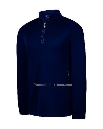 Men37491 Climalite Warm 3-Stripes Zip Mock - Navy