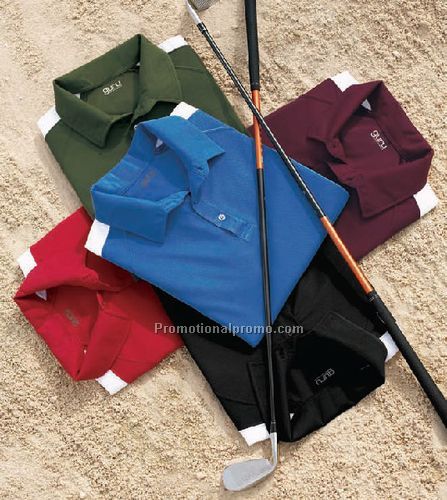 Men37491 Contrast Panel Polo