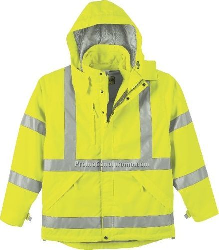 NEW MEN37459 3-IN-1 SAFETY JACKET WITH FLEECE LINER