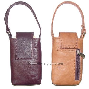 New! Phone Pouch/With Trap/ Change Purse/StoneWash Cowhide