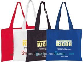 Non-woven polymer totebag