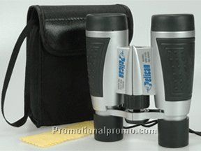 Observer binoculars with carry case