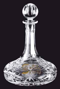 Pinwheel Captains Decanter & 4 Brandy .75 L/8oz