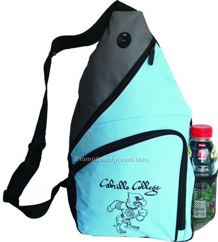 Prime time sling bag baby blue/blk/grey