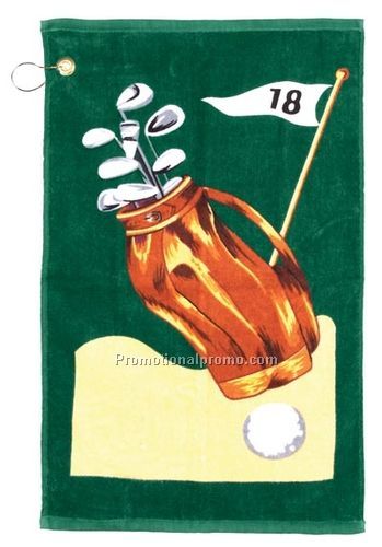 REACTIVE DYE GOLF TOWEL