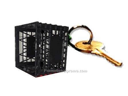 RECYCLE Milk Crate Key Tag 1-1/8 x 1/8 x 1-1/8h Col Choice