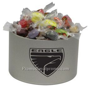 ROUND TIN OF CANDY - Jelly Belly Candy