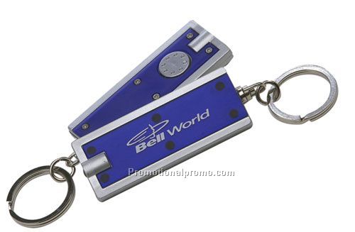 Rectangular Key Tag - Blue/Red/Black