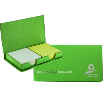 Recycled Gift Box w/ Sticky Note and Recycle Note Pad -COMING SOON!