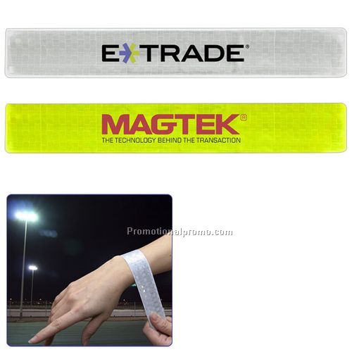 Reflective Slap Wristband 41020/B>