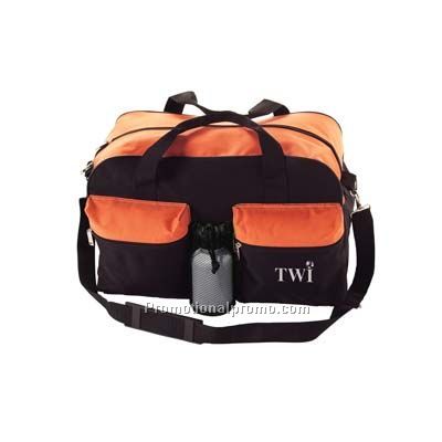 Retro Sling Bag - Blue/Printed