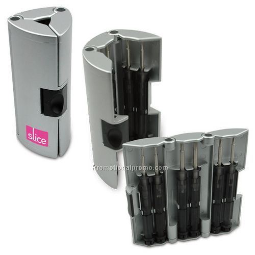 Roll-up screwdriver set