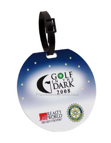 Round 4-Color Process Slip-In Pocket Golf/Bag Tag