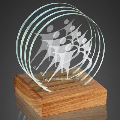 Round Coaster Set - Slotted Holder