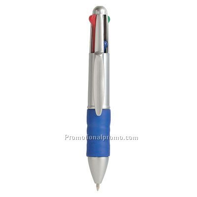SHORT FOUR COLOR PEN-Silver