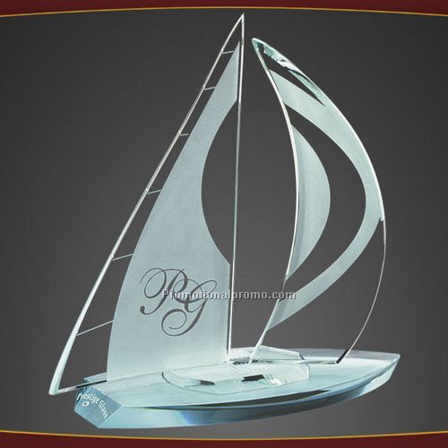 Sailboat With Curved Sails