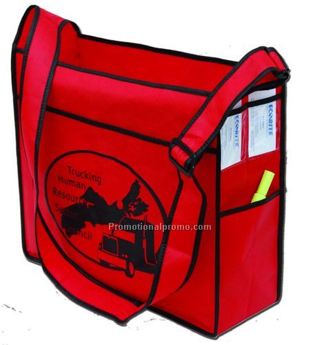 Show tote - Red w/black trim