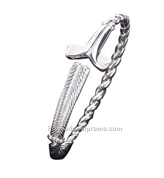 Sterling Silver Double Twisted Club bracelet